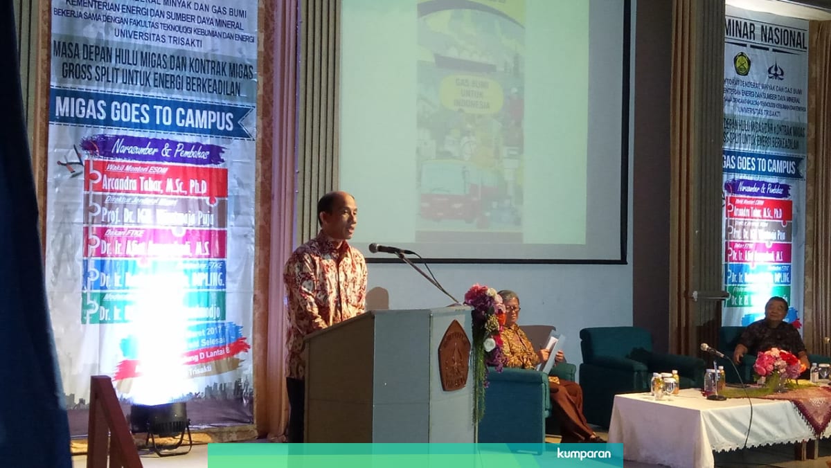 Arcandra Jelaskan Skema Gross Split Ke Mahasiswa Trisakti Kumparan Com