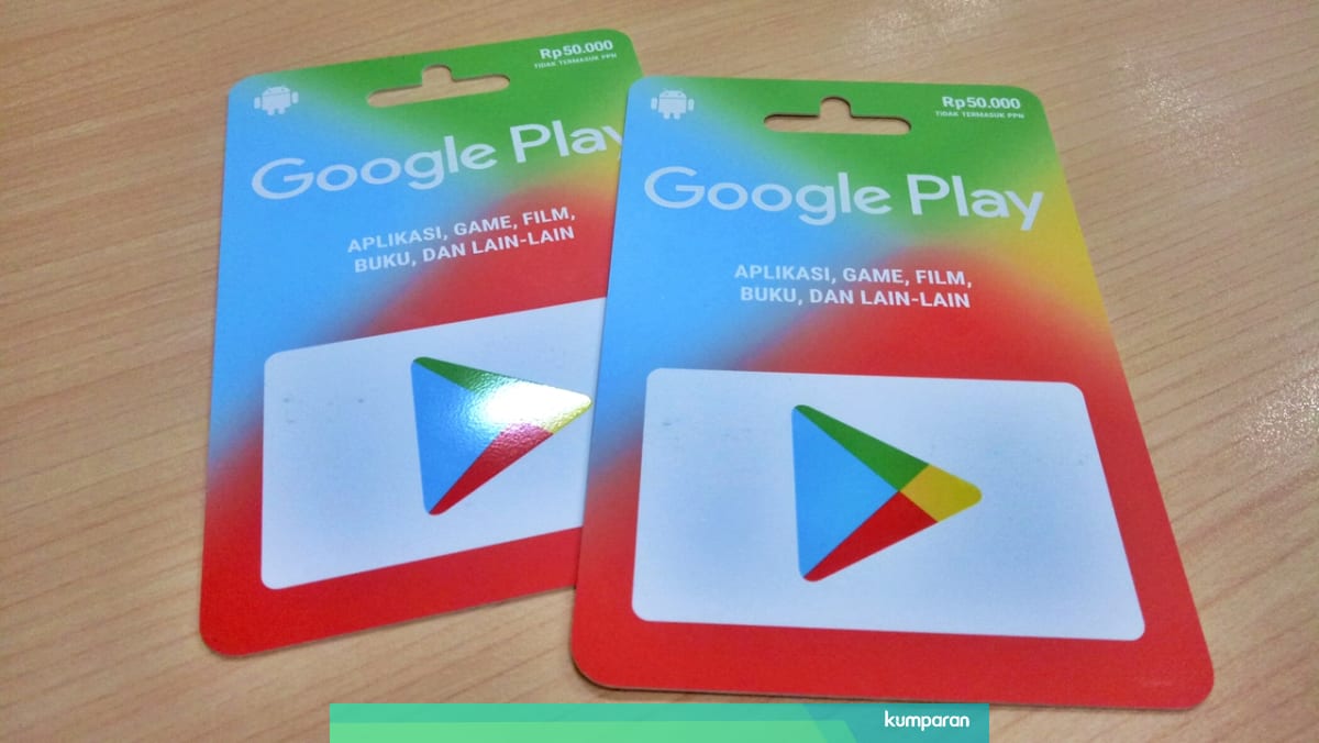 Kartu Google Play Kini Tersedia Dalam Nilai Rp 50 Ribu Dan Rp 100 Ribu Kumparan Com