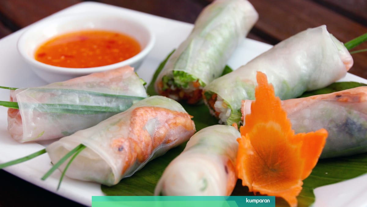 Resep Masakan Spring Roll Ala Vietnam Camilan Sehat Menyegarkan Kumparan Com