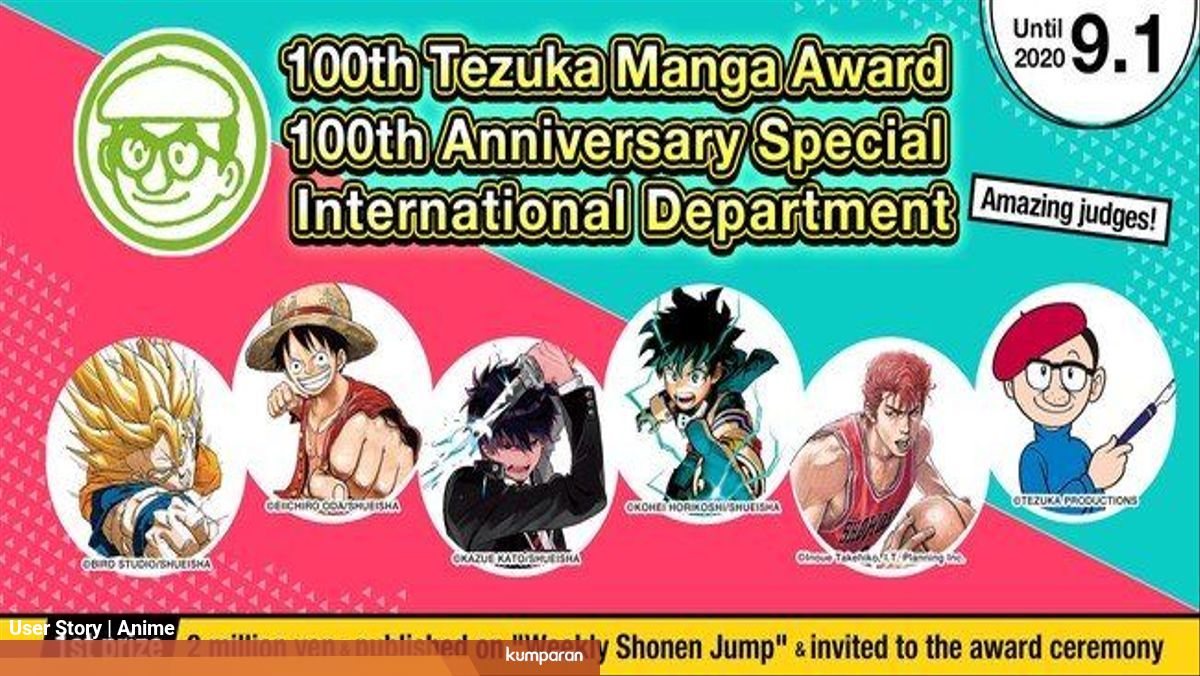 Get Wallpaper Tezuka Manga Award Ke 100 Dibuka 5 Mangaka Terkenal Akan Menjadi Desktop Wallpaper Free