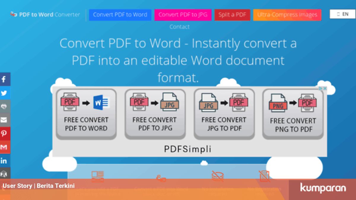 Cara Mengubah Pdf Ke Word Pakai Aplikasi Web Terbaik Berikut Ini Kumparan Com