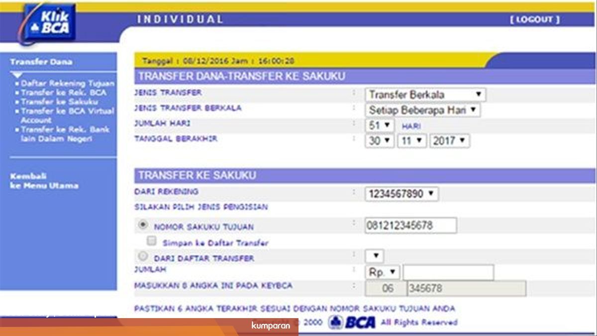 Klikbca Transaksi Lebih Mudah Meski Jarak Jauh Kumparan Com