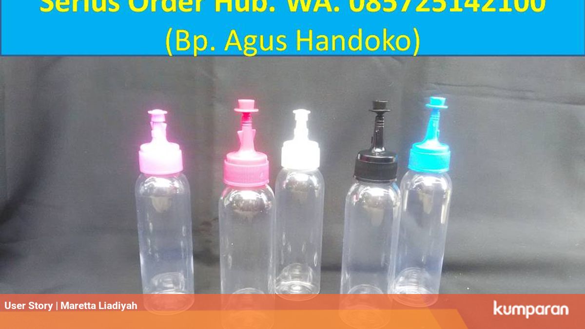 Wa 085725142100 Botol Plastik Pet 100ml Botol Tinta Printer Botol Bening 100ml Kumparan Com