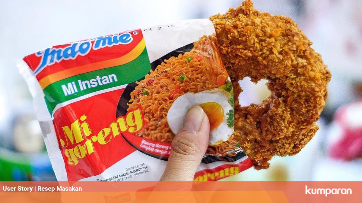 Resep Donat Indomie Kreasi Camilan Yang Anti Mainstream Kumparan Com