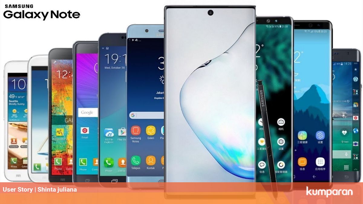 Samsung Galaxy Note Dari Masa Ke Masa Kumparan Com