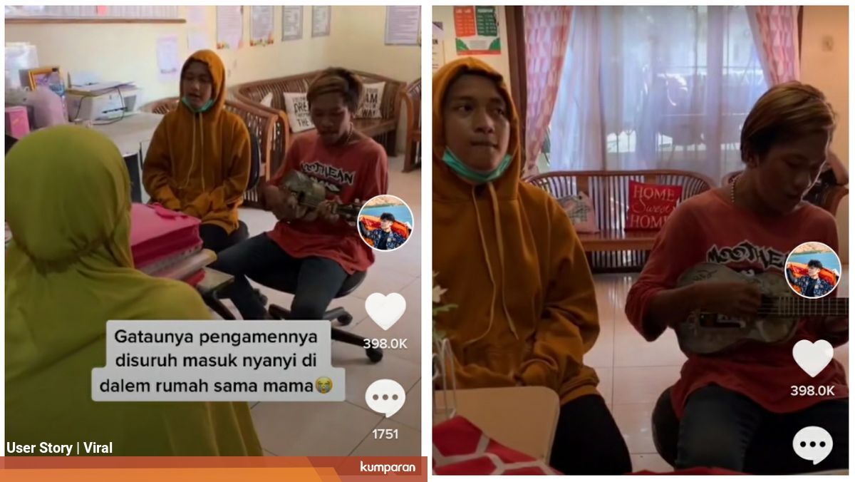 Video viral seorang ibu suruh pengamen masuk dan nyanyi didalam rumahnya - Bengkelhoki