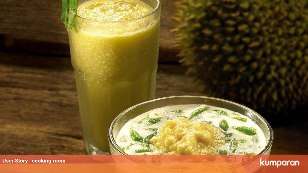 Sajian Menyegarkan Es Cendol Durian Kumparan Com