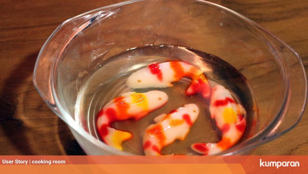 Cantik Dan Uniknya Puding Ikan Koi Kumparan Com