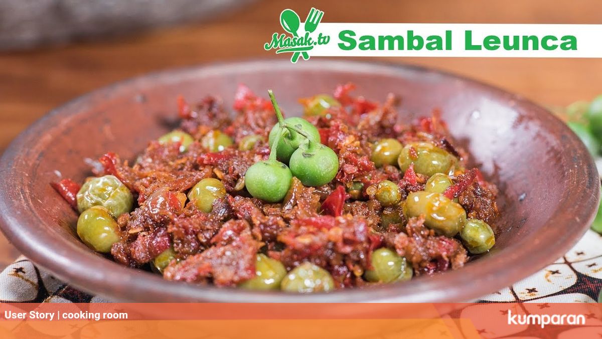 Santap Makan Siang Dengan Sambal Leunca Kumparan Com