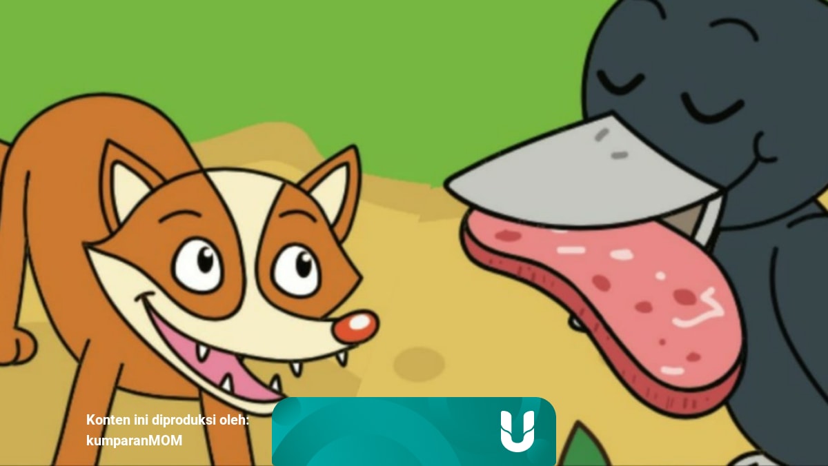 Cerita Fabel Rubah Dan Burung Gagak Beserta Pesan Moralnya Untuk Anak Kumparan Com