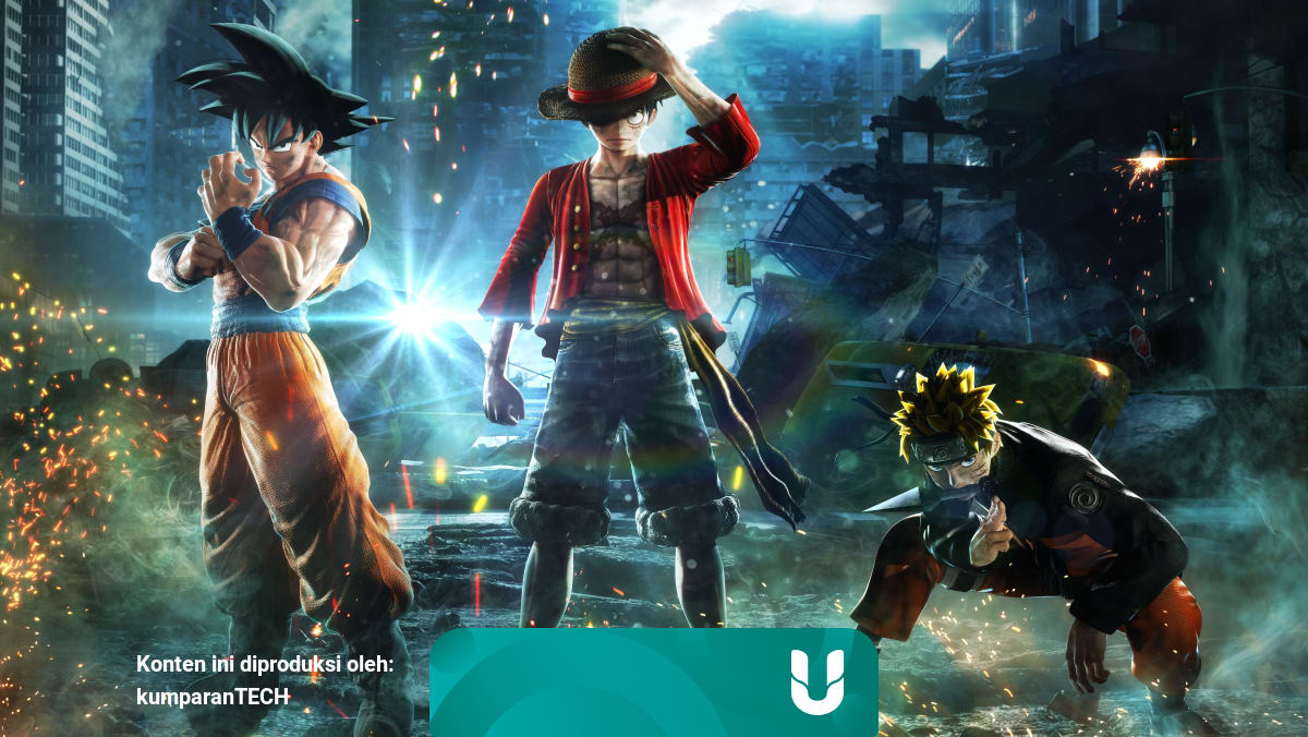 Naruto Goku Dan Luffy Bertarung Di Game Jump Force Kumparan Com Jump force is a anime crossover fighting game developed by spike chunsoft and published by bandai namco entertainment featuring. luffy bertarung di game jump force