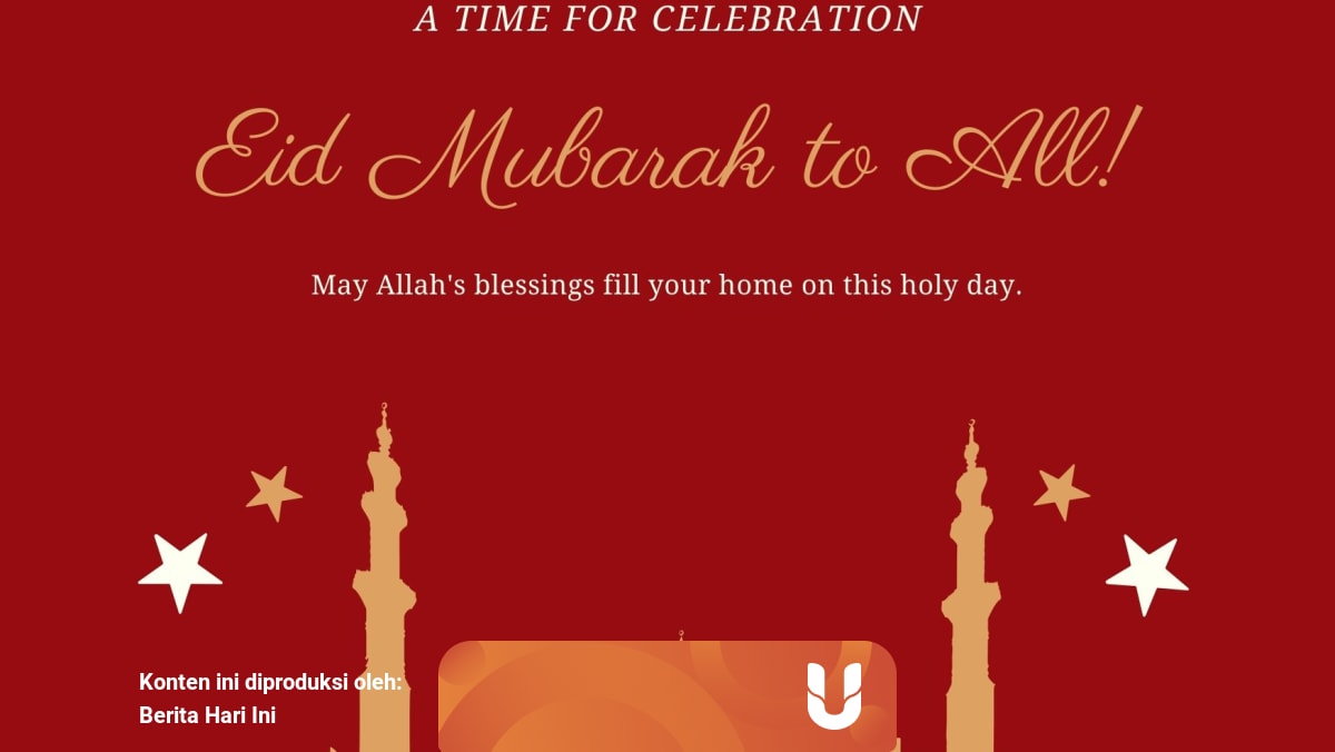 Kata Kata Dan Gambar Ucapan Selamat Hari Raya Idul Fitri 2020 Terbaru Kumparan Com