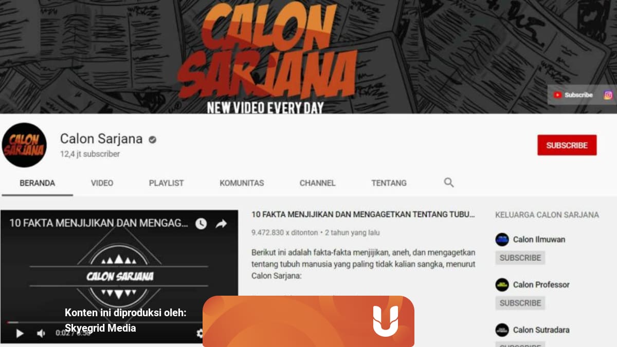 Calon Sarjana Minta Maaf Dan Akui Curi Konten Milik Youtuber Jt Kumparan Com Mungkin kalian yang sedang baca tulisan ini sudah tidak asing lagi dengan channel calon sarjana, channel yang membahas tentang video yang mengejutkan. kumparan