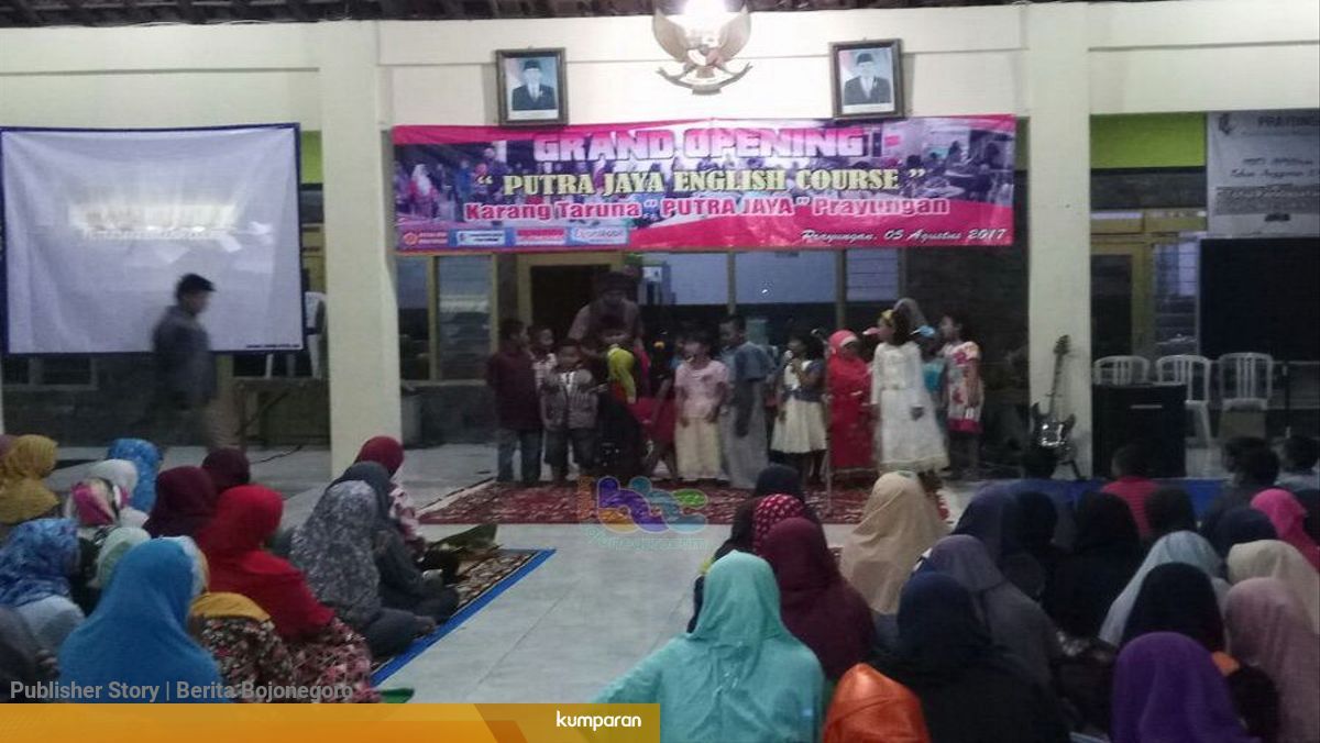 Hadapi Mea Karang Taruna Prayungan Launching Kursus Bahasa Inggris Gratis Kumparan Com