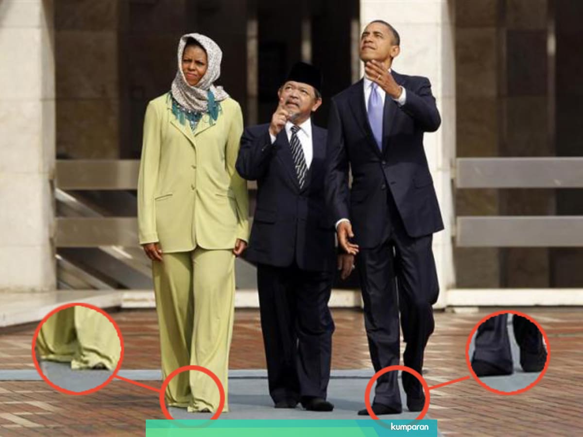 Obama Hingga Merkel Buka Alas Kaki Saat Masuk Istiqlal Kumparan Com