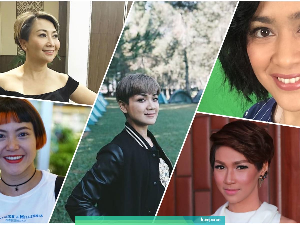 5 Selebriti Perempuan Yang Identik Dengan Rambut Pendek Kumparan Com
