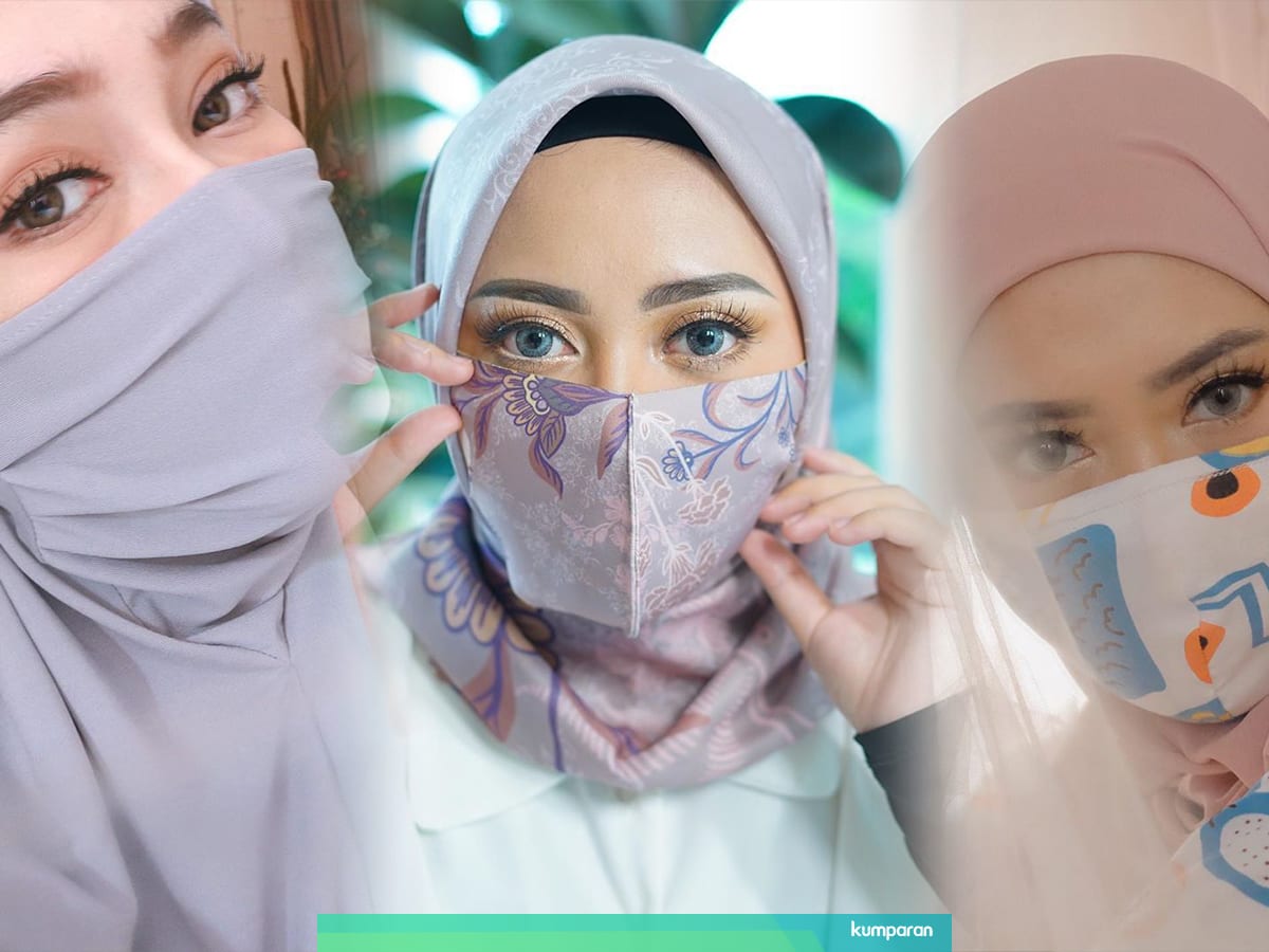 Hadapi New Normal Intip Gaya Stylish Selebgram Hijab Saat Pakai Masker Kumparan Com