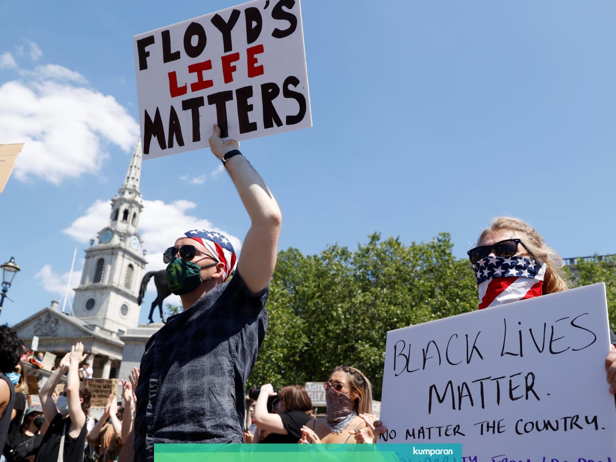 Aksi Protes Kematian George Floyd Usung Gerakan Black Lives Matter Apa Artinya Kumparan Com