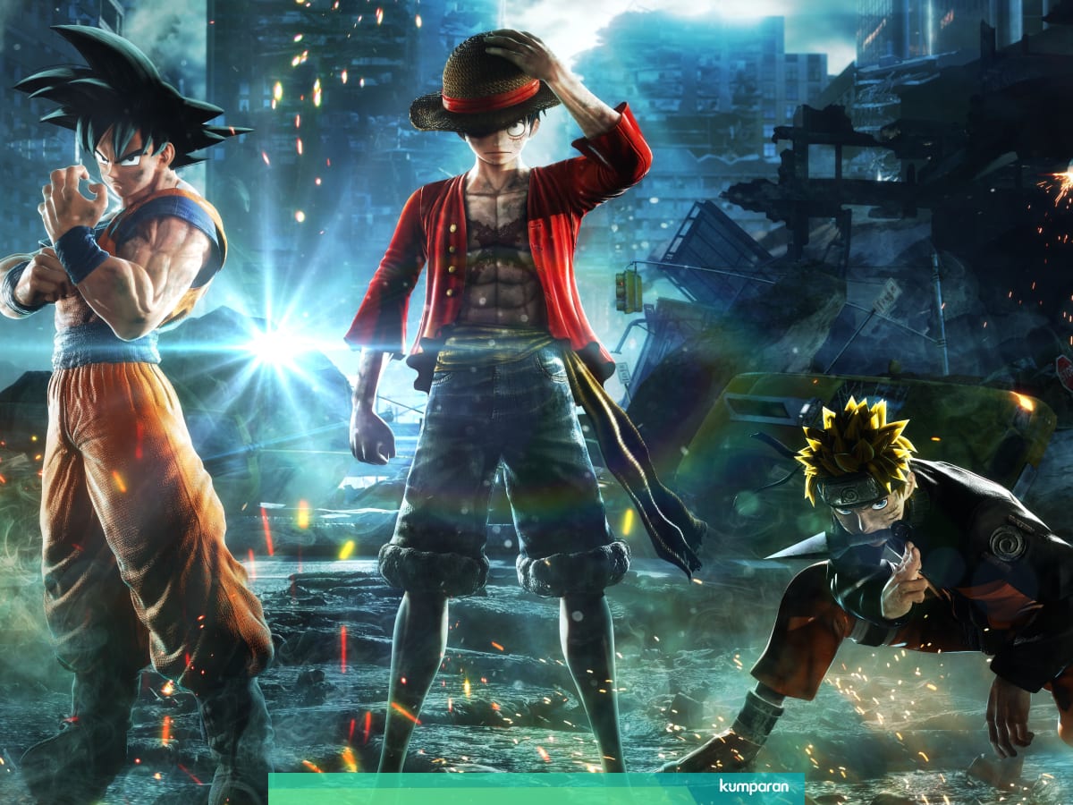 Naruto Goku Dan Luffy Bertarung Di Game Jump Force Kumparan Com