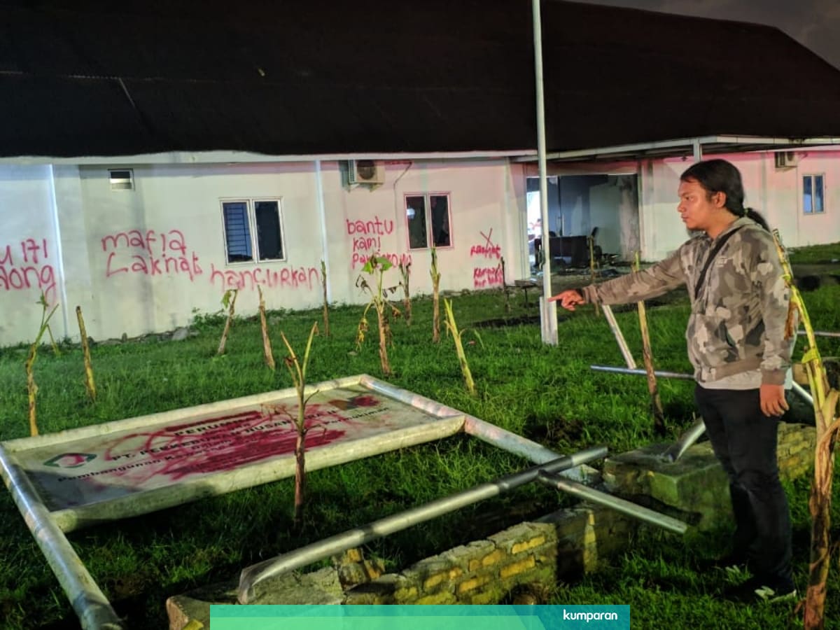 ptpn 2 sumut dirusak massa demo