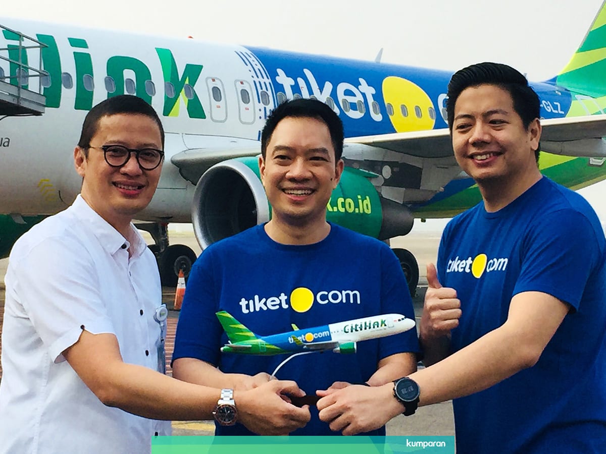 Logo Tiket Com Hadir Di Badan Pesawat Citilink Indonesia Kumparan Com