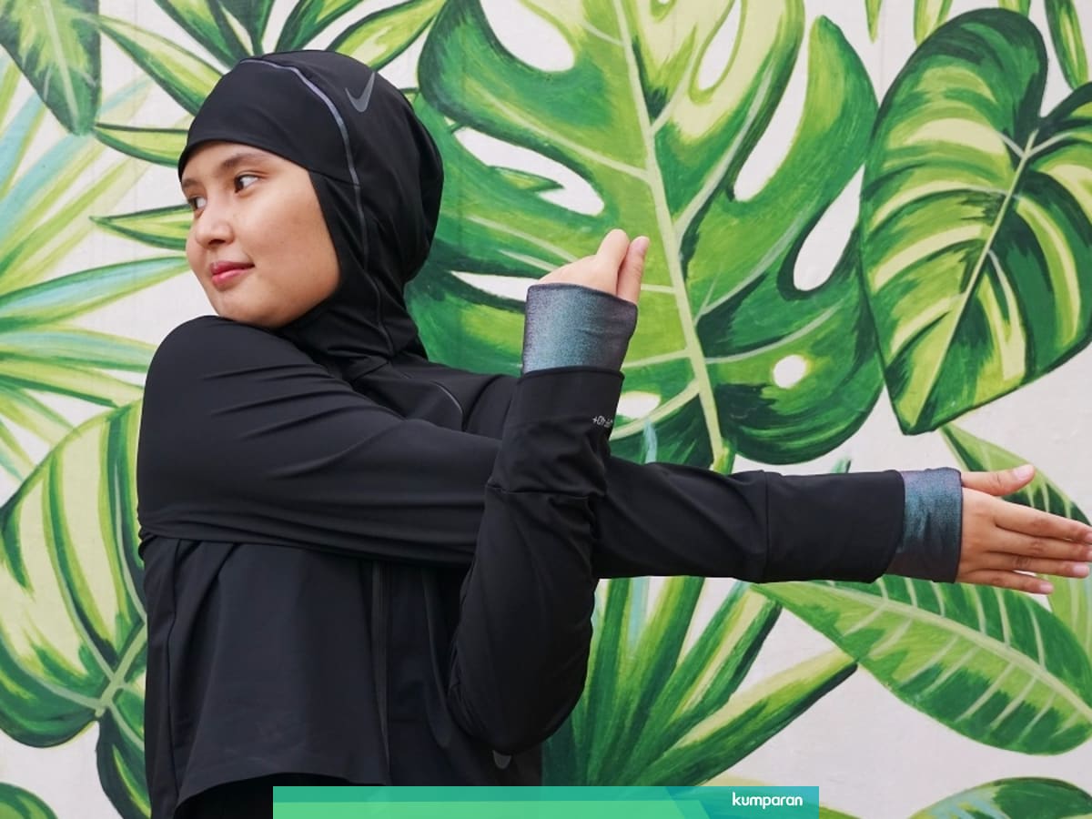 Review Nike Victory Swimsuit Pakaian Renang Muslimah Seharga Rp 8 4 Juta Kumparan Com
