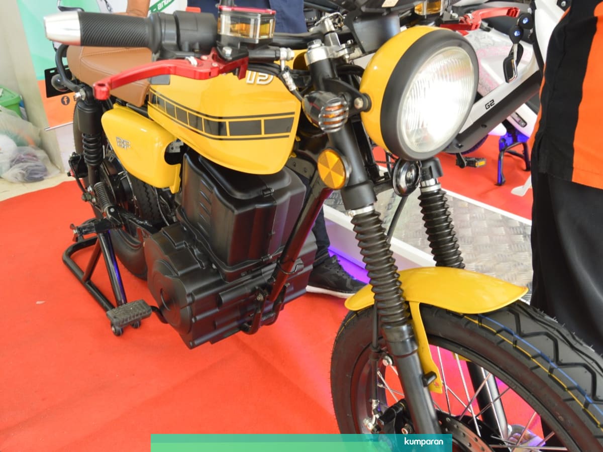 Motor Listrik Ala Cafe Racer Dari Semarang Harganya Rp 19 8 Juta Kumparan Com