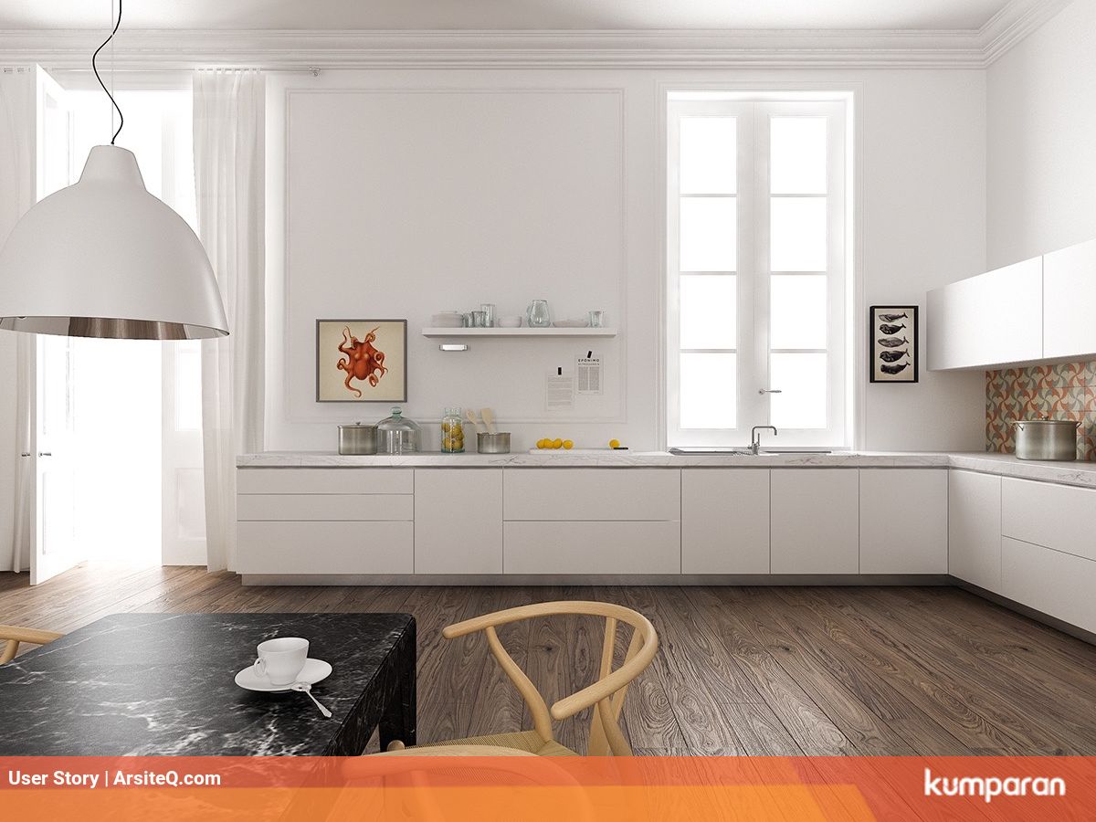 5 Pilihan Inspirasi Lantai Dapur Yang Bikin Betah Memasak Kumparan Com