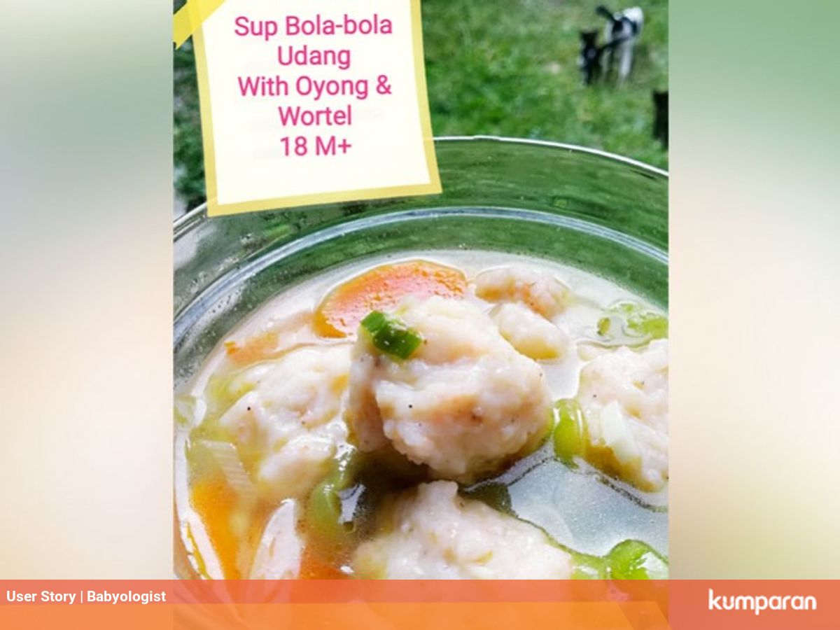 Sup Bola Bola Udang With Oyong Dan Wortel 18m Kumparan Com
