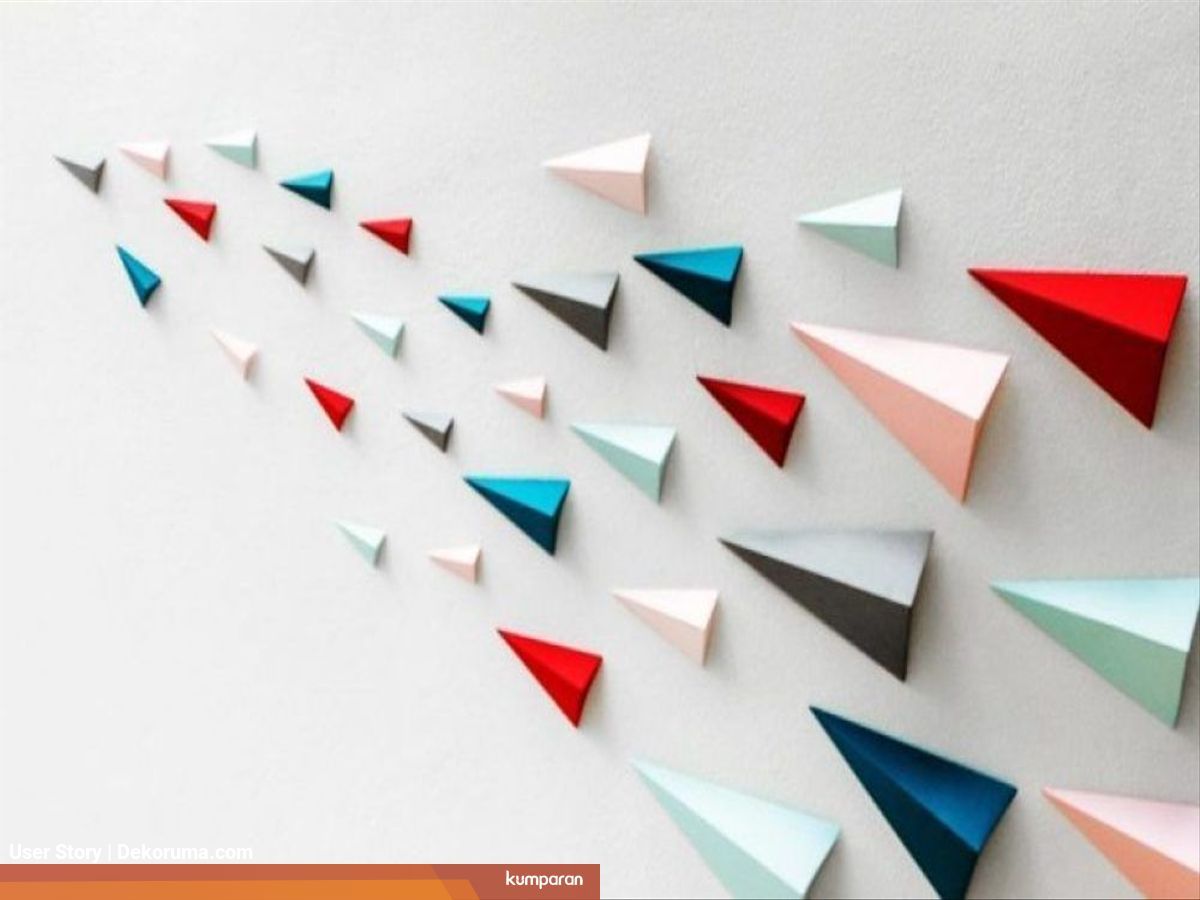 Mudah Dibuat Ini 7 Hiasan Dinding Dari Origami Untuk Ramaikan Rumahmu Kumparan Com