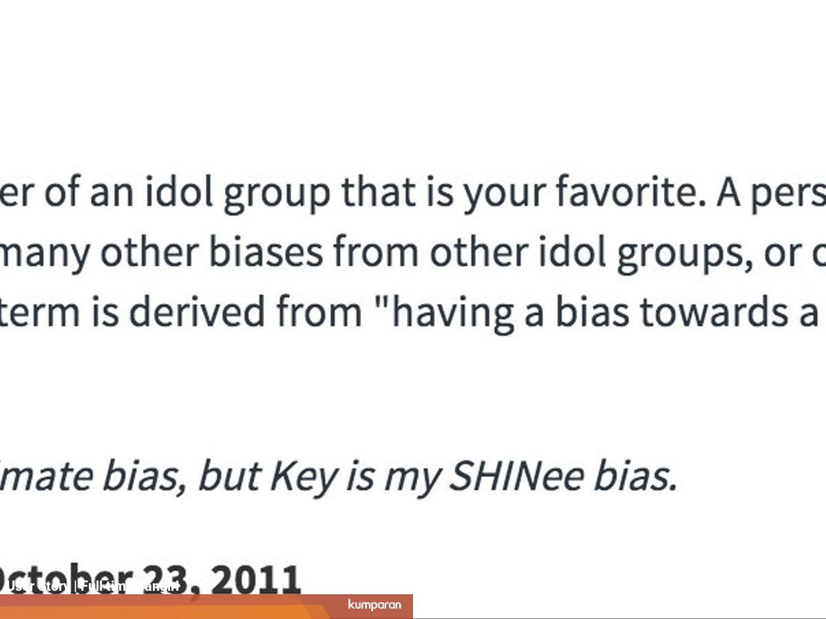 Suka K Pop Pasti Familiar Dengan Kata Kata Ini Kumparan Com
