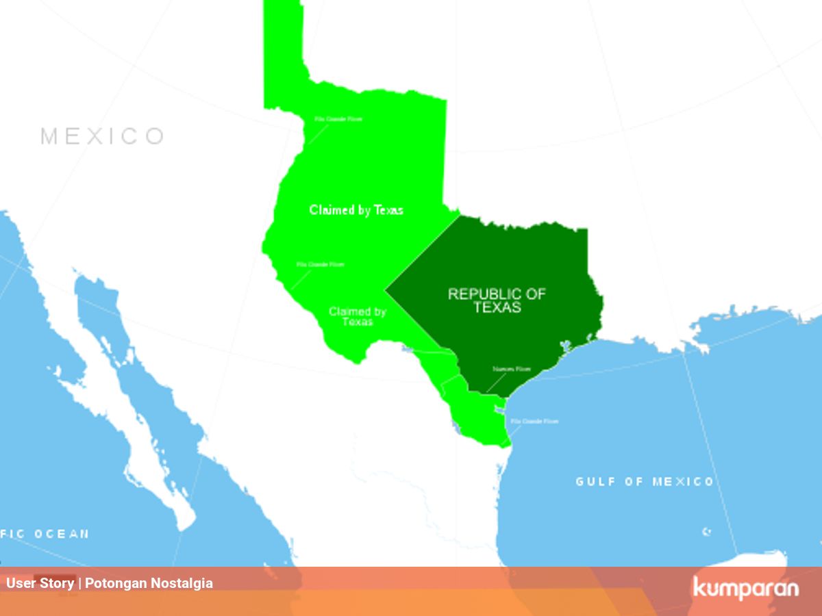Republik Texas Negara Yang Pernah Berdiri Sebelum Jadi Bagian Amerika Serikat Kumparan Com