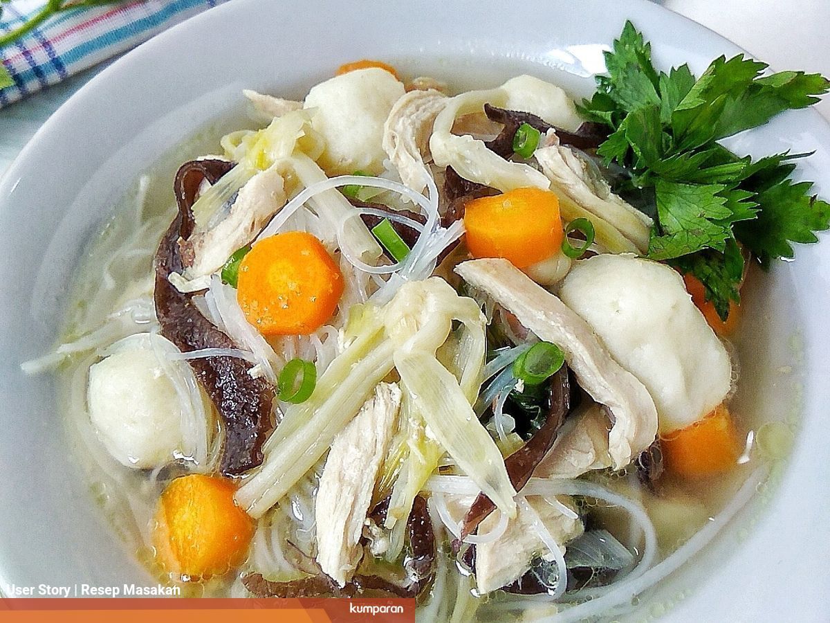Resep Masakan Rumahan Sup Kimlo Bakso Telur Puyuh Kumparan Com