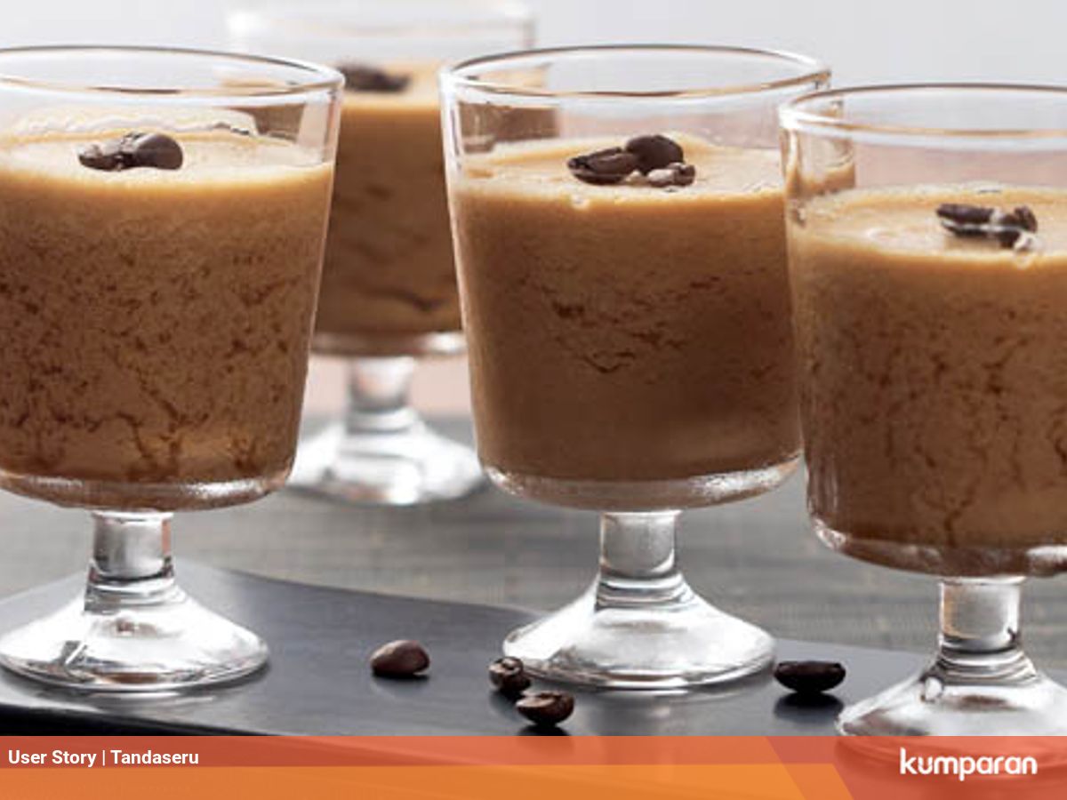 Buat Puding Coffee Latte Gantikan Minum Kopi Yuk Kumparan Com