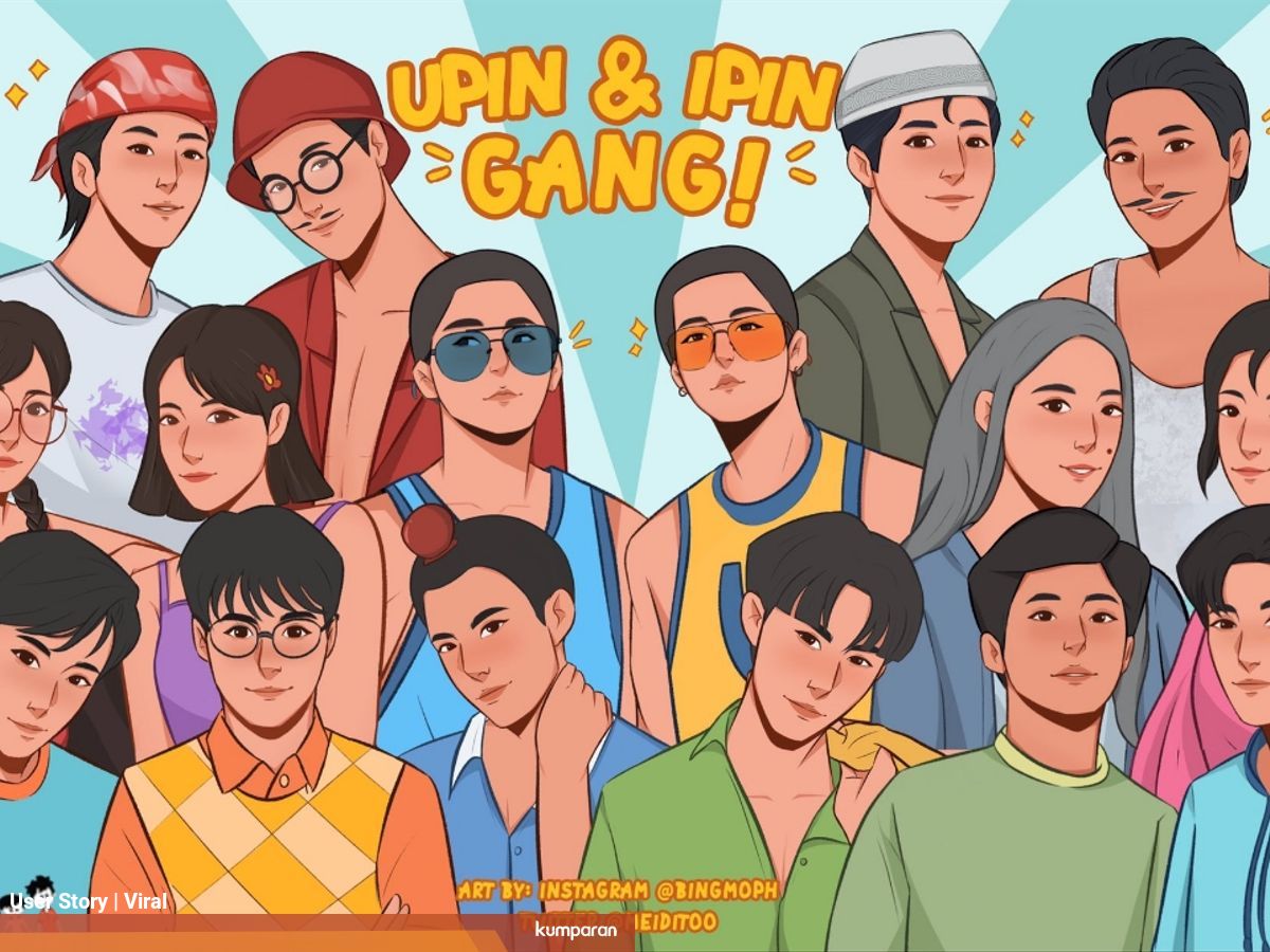 Kreatif Netizen Ini Ubah Karakter Dalam Film Upin Ipin Jadi Pangling Kumparan Com