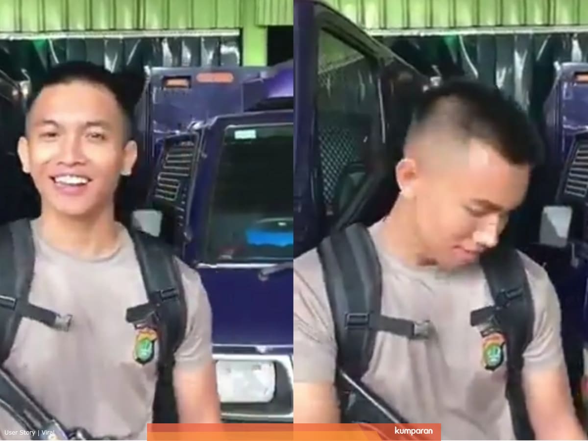 Polisi Yang Ucap Pacar Kamu Ganteng Kaya Bisa Gini Gak Bikin Heboh Netizen Kumparan Com