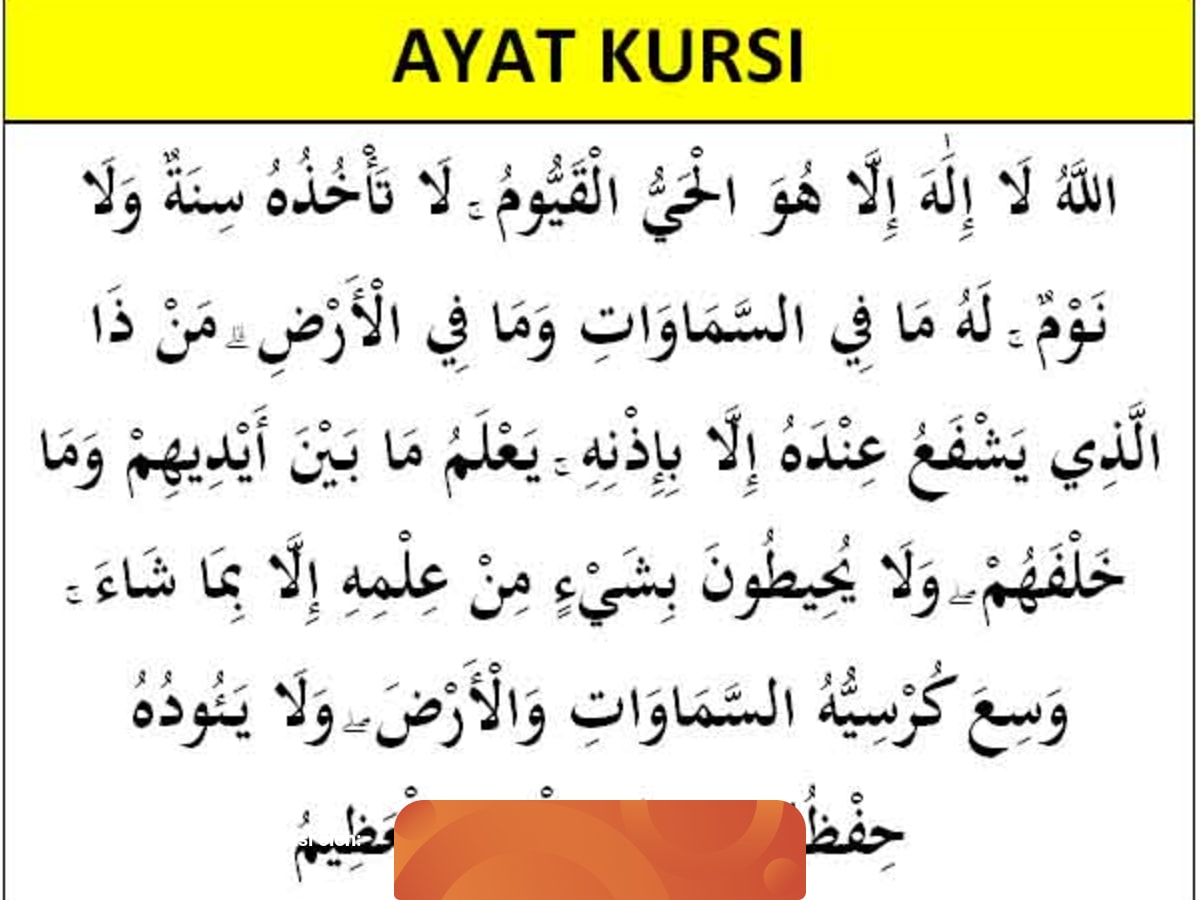 Bacaan Ayat Kursi Latin Arab Dan Terjemahannya Kumparan Com Ayat kursi yang tidak lain adalah surat al baqarah ayat 255 ini keutamaannya luar biasa, berpangkal dari kandungan maknanya. bacaan ayat kursi latin arab dan