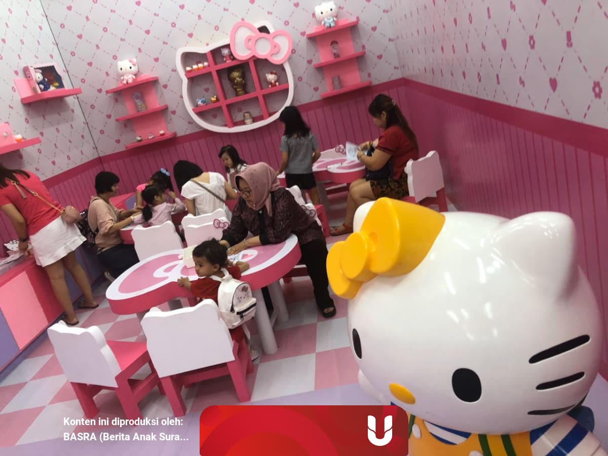 Berkunjung Ke Rumah Hello Kitty Di Surabaya Yang Menggemaskan Kumparan Com