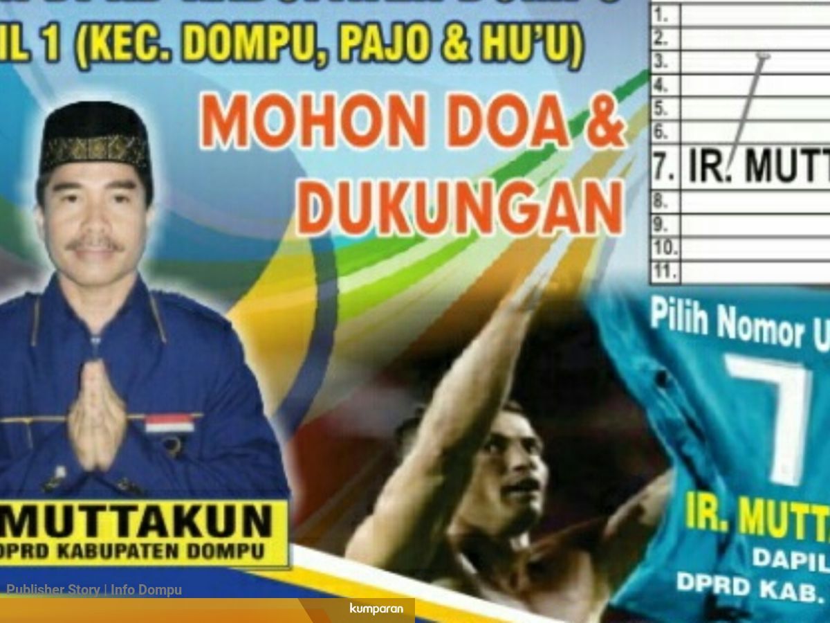 Salah Satu Caleg Di Dompu Nebeng Popularitas Ronaldo Kumparan Com