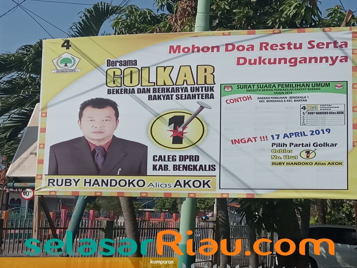Caleg Di Riau Enggan Pasang Foto Jokowi Ma Ruf Di Baliho