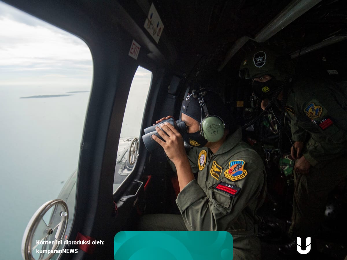 Foto Pencarian Pesawat Sriwijaya Air Sj 182 Dari Udara Kumparan Com