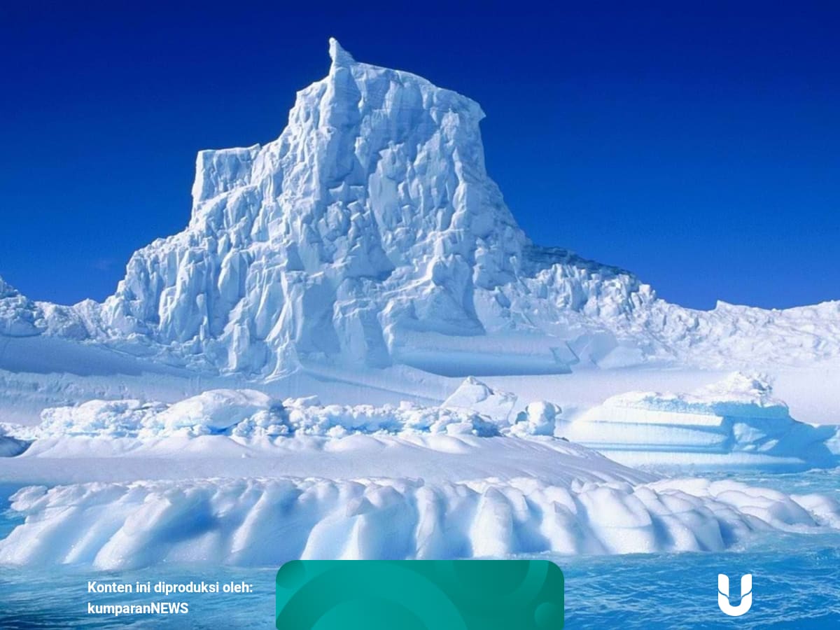 Gunung Es Seluas Kota Medan Pecah Dan Tunjukkan Pola Berbeda Kumparan Com