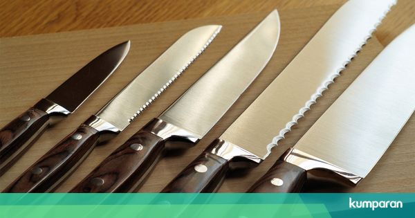 8 Jenis Pisau Dapur dan Kegunaannya
