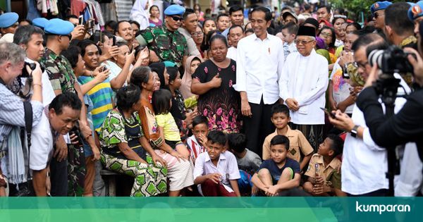 Ma'ruf soal Jokowi Bertemu Prabowo saat Lebaran: Belum 