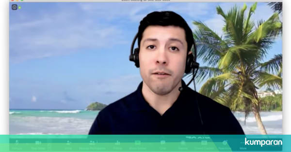 Cara Ganti Background  Video Conference di Aplikasi  Zoom 