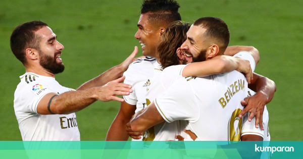 Real Madrid vs Getafe: Benzema Bikin 4 Gol, El Real Menang 6-0 - kumparan.com