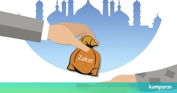 Hasil gambar untuk gambar orang sedang berzakat