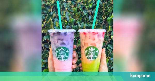 4 Jenis Minuman Warna warni Starbucks yang Menggemparkan 