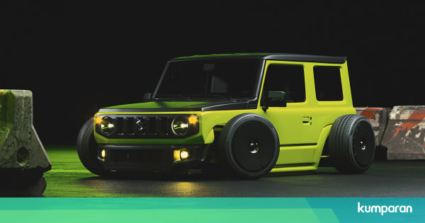 Unik Modifikasi  Suzuki Jimny  Bergaya Rat Rod kumparan com