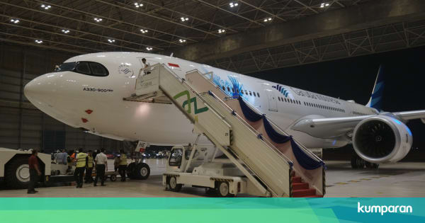 Foto Melihat Pesawat Baru Airbus A330 900 Neo Milik